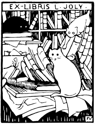 Ex-libris L. Joly von Félix Valloton